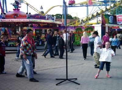 René Zind als "Kirmes-Clown"